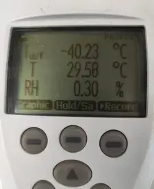 Dew Point of Dry Air