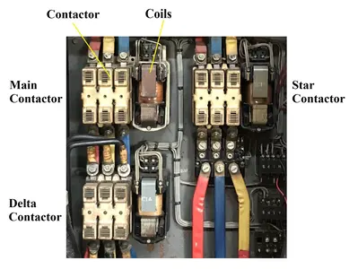 Contactors in Star Delta Starter
