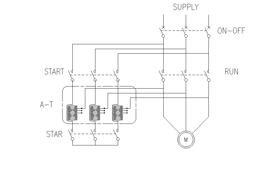 Star Delta Starter Power Circuit Connection Diagram