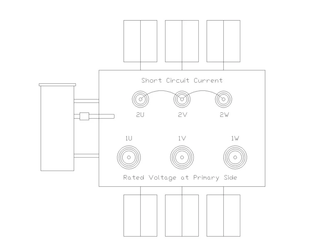 Transformer showing secondary short circuited while supplying rated voltage at primary