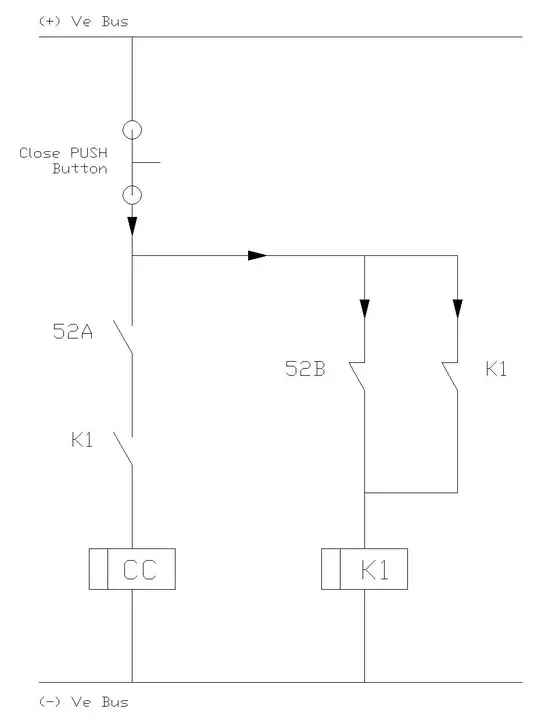 Circuit Diagram Showing Anti Pumping Relay Operation