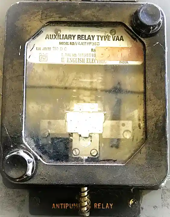 Old Electromechanical Type Anti Pumping Relay