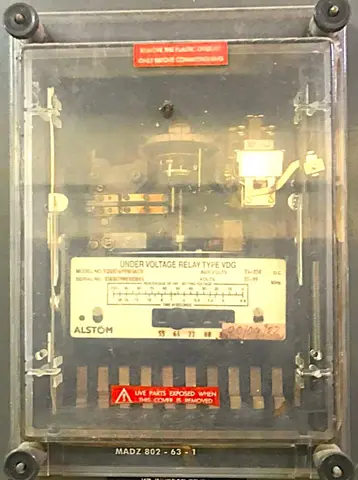Image showing a practical Electromechanical Undervoltage Relay