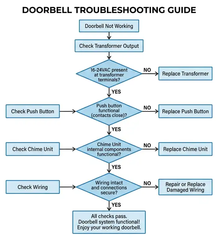 Doorbell Troubleshooting Flowchart