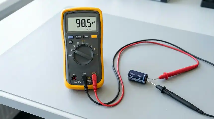 Testing a Capacitor Using Capacitance Mode