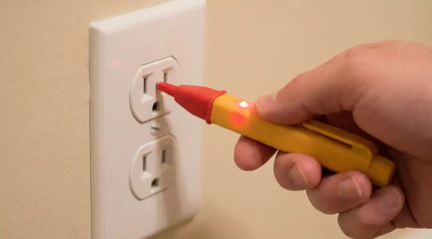 Testing an Outlet with Sperry VD6509 non-contact voltage testers