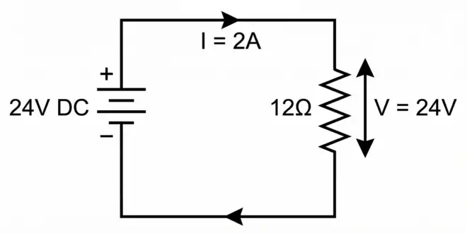 Voltage Source Driving a Resistive Load