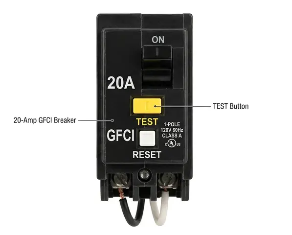 Image showing GFCI Circuit Breaker